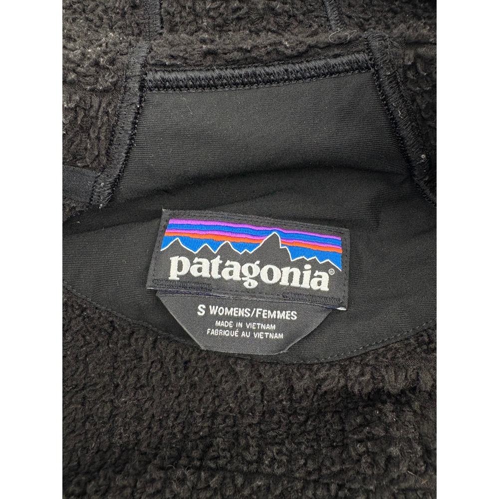 PATAGONIA Women's R2 TechFace Black Hoody Softshell Jacket Zip Up, Size Small - Picture 8 of 8